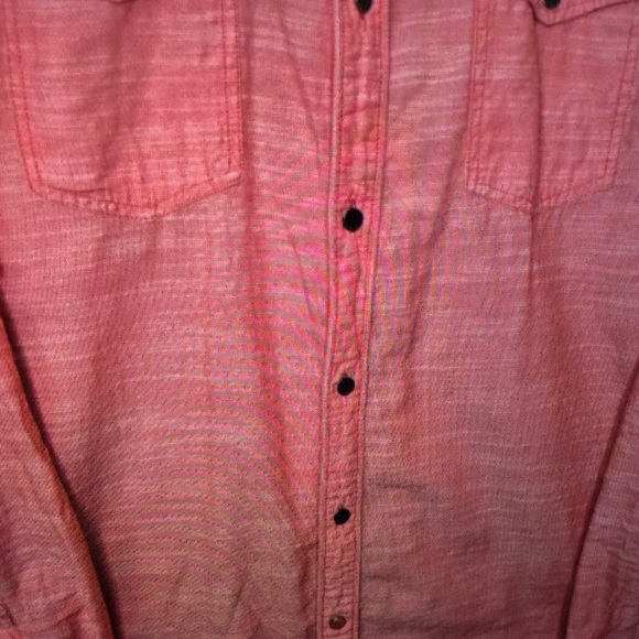 Guess Pink Button-Front Utility Shirt - Picture 5 of 6